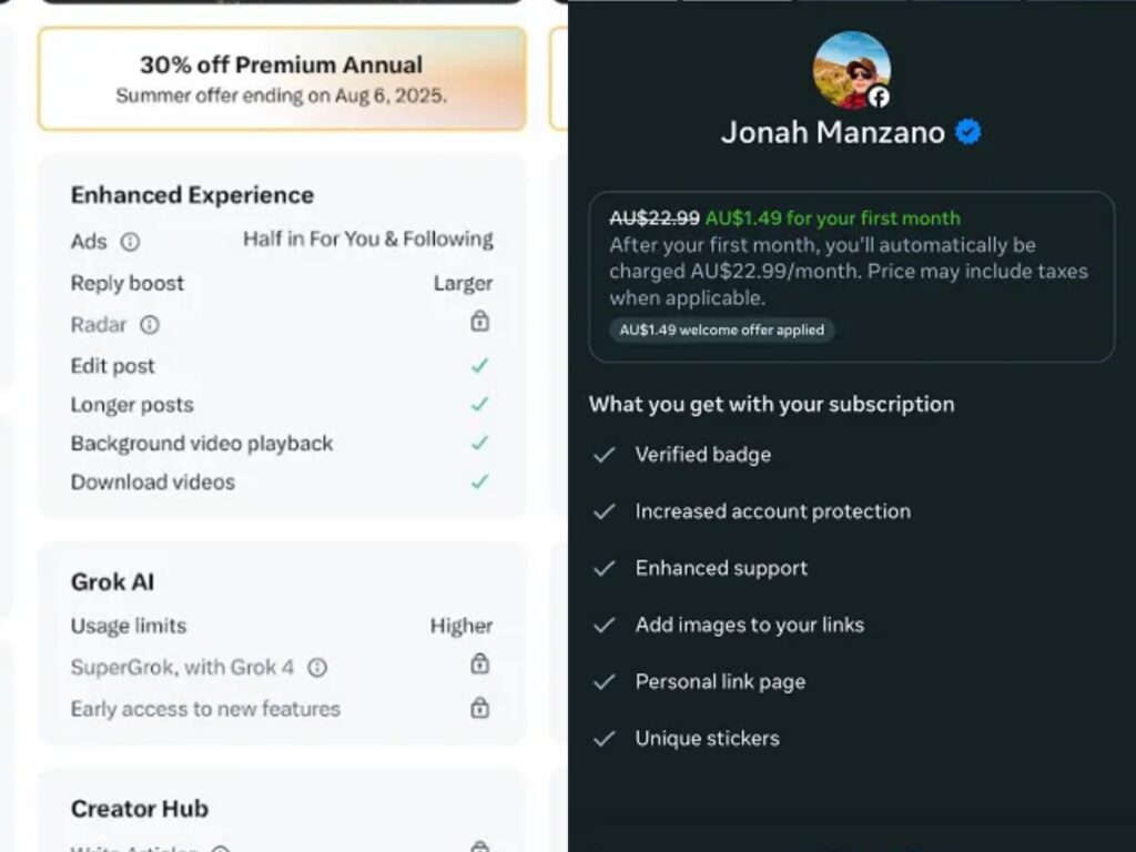 Meta, X and Snapchat Roll Out Summer Discounts on Paid Subscriptions