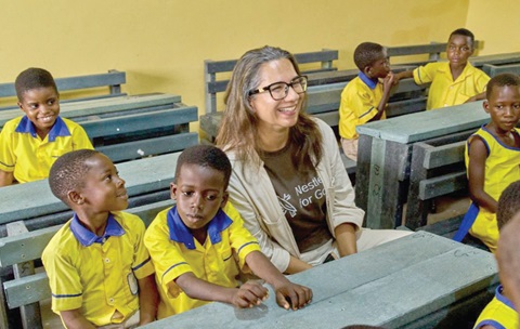 Nestlé and ECOM Ghana commission new school projects in Adarkwa and Akroma communities Nestlé and ECOM Ghana commission new school projects in Adarkwa and Akroma communities